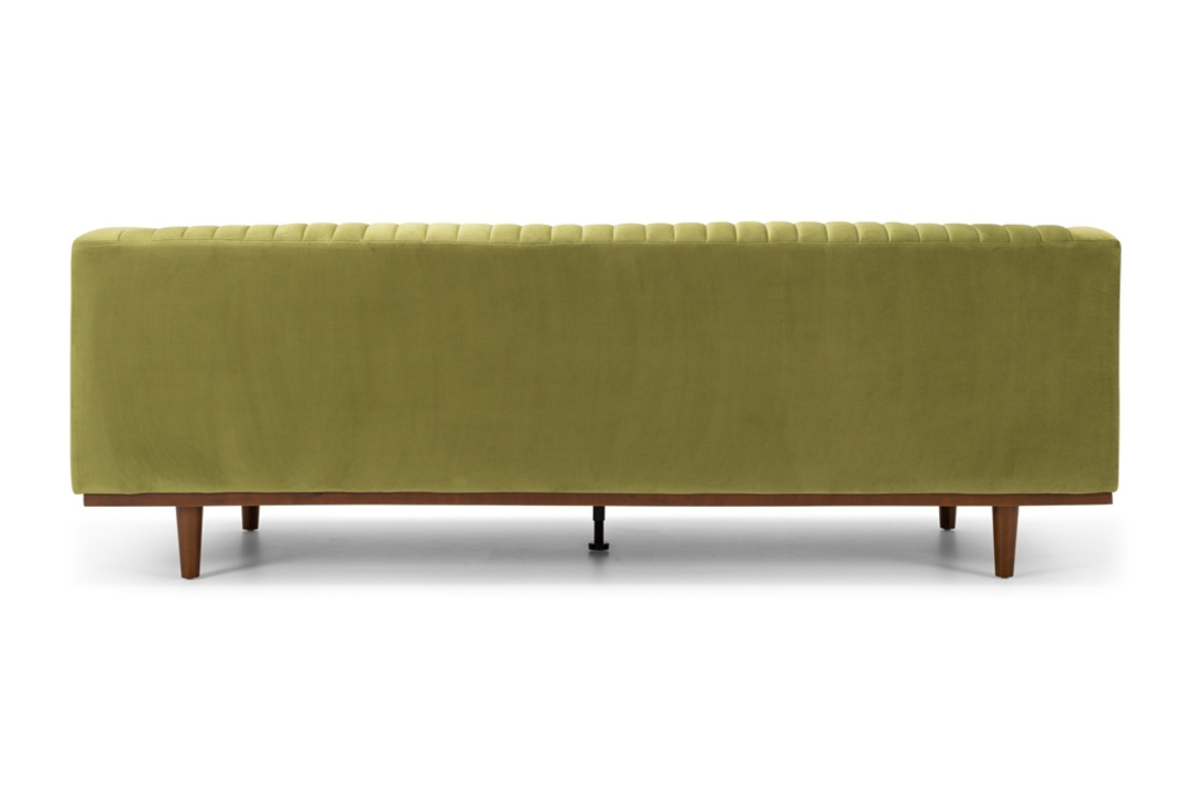 Madison 3 Seater Sofa - Greenery Velvet image 3